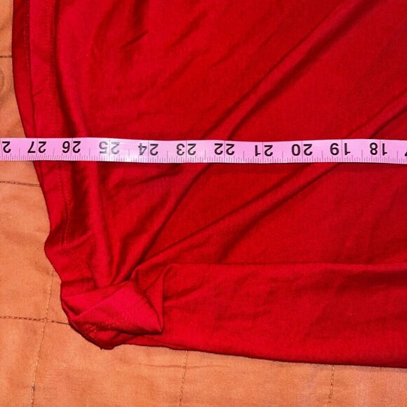 NWT Torrid Womens Red Classic Fit Long Sleeve V-Neck Top Size 2x - Picture 6 of 8
